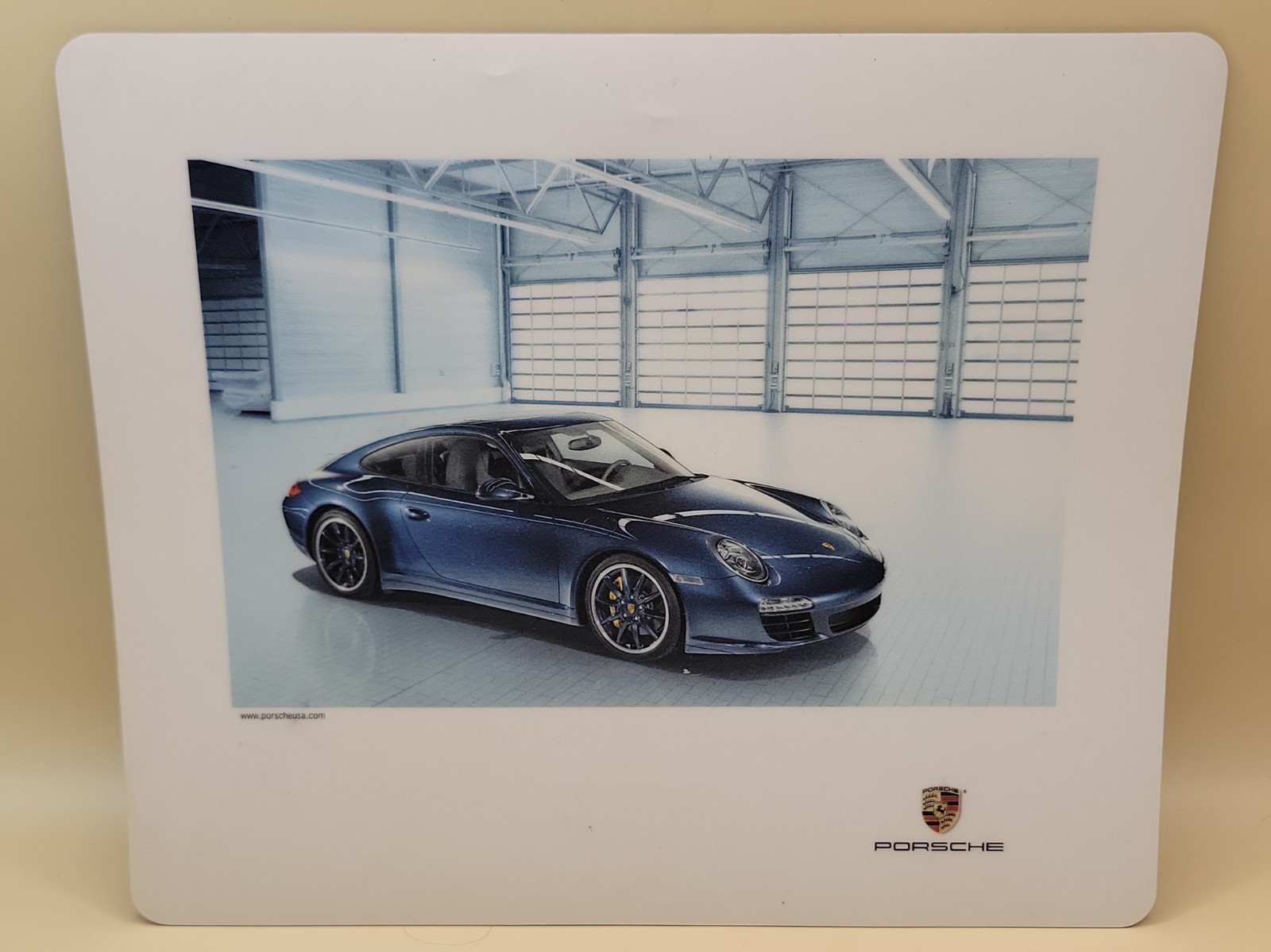 Porsche 911 Carrera Mouse Pad Computer Desk Car USA Collectible Used Zb