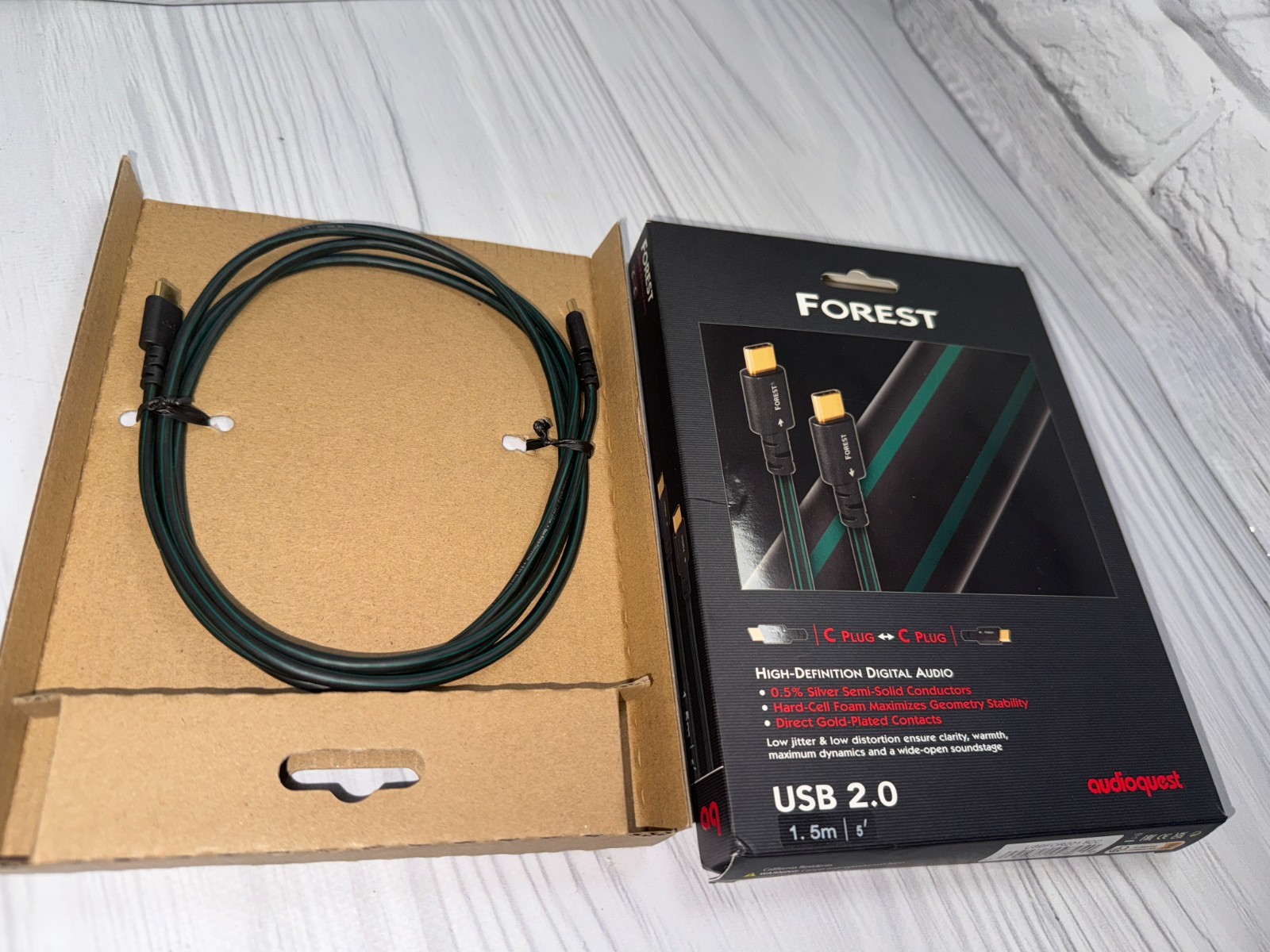 AudioQuest Forest USB 1.5m C-C USB Cable