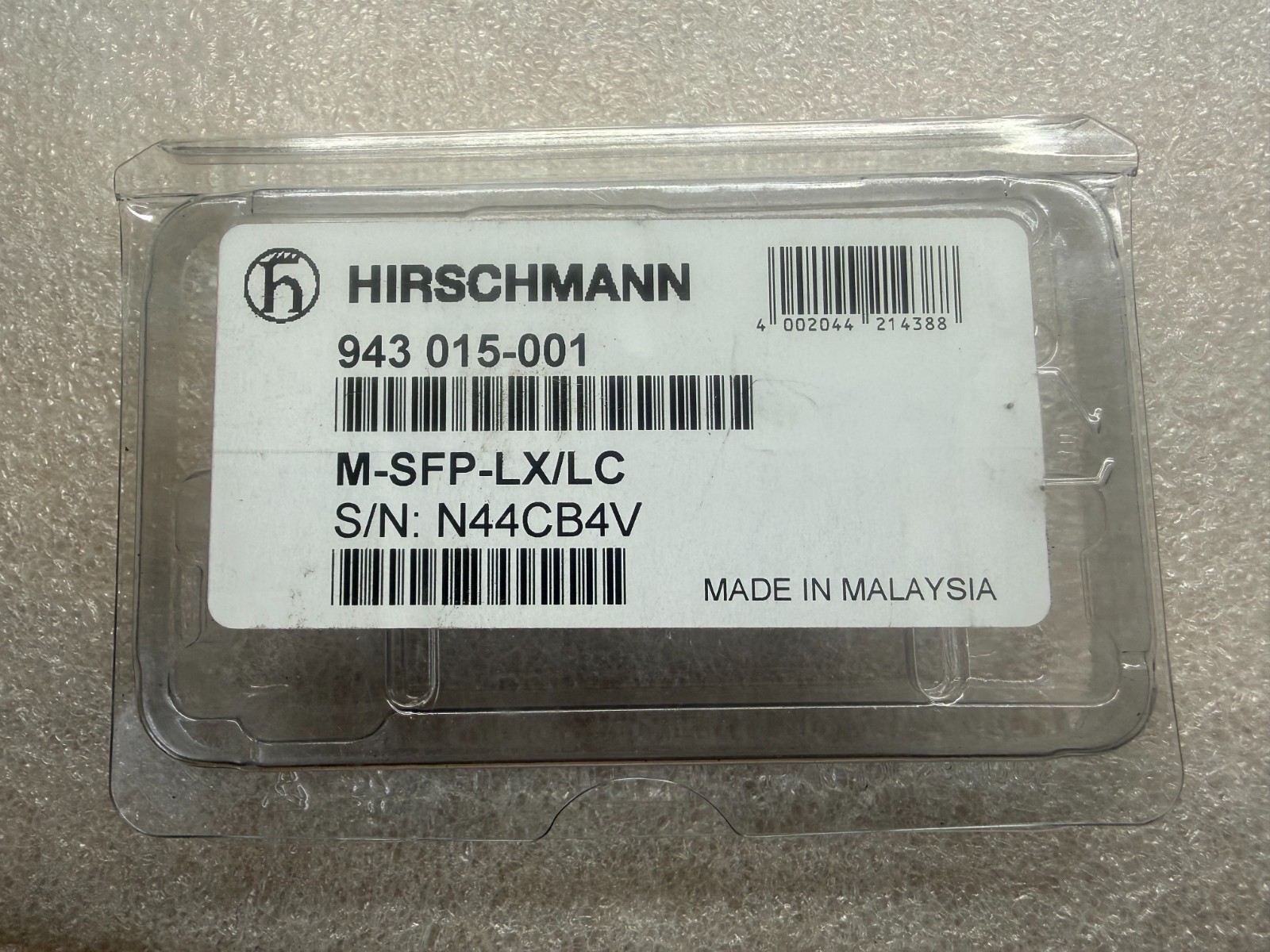 Hirschmann original M-SFP-LX/LC 943 015-001 1000mb (Gigabit) SFP-LX 10km LC SMF