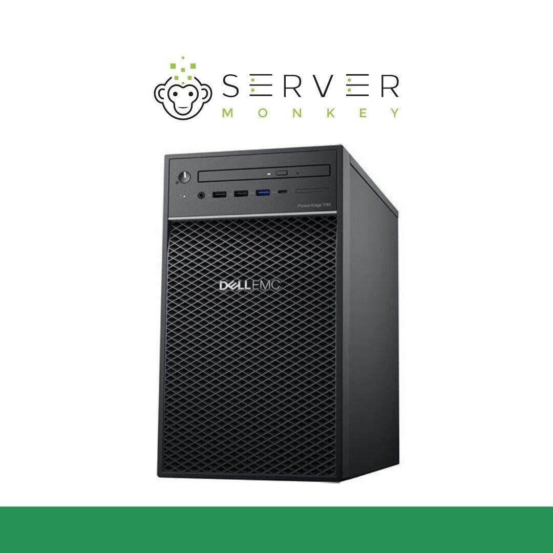 PowerEdge T40 Desktop Server w/ E-2224G, 32B RAM, 500GB SSD, AMD WX 4100 GPU