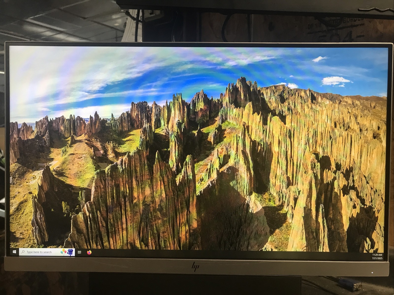 HP EliteDisplay E223 21.5 inch 1920x1080 IP Monitor w/ Speaker Sound bar