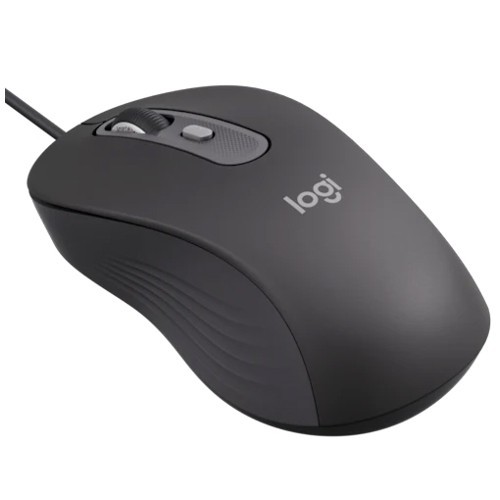 Logitech 910-007497 Signature Wired M520 Large for Business, Optical Wired Mouse