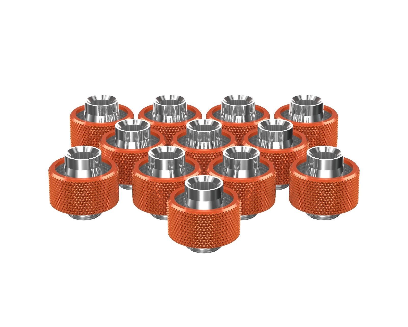PrimoChill SecureFit SX - Premium Compression Fittings 12 Pack - For 1/2in ID...