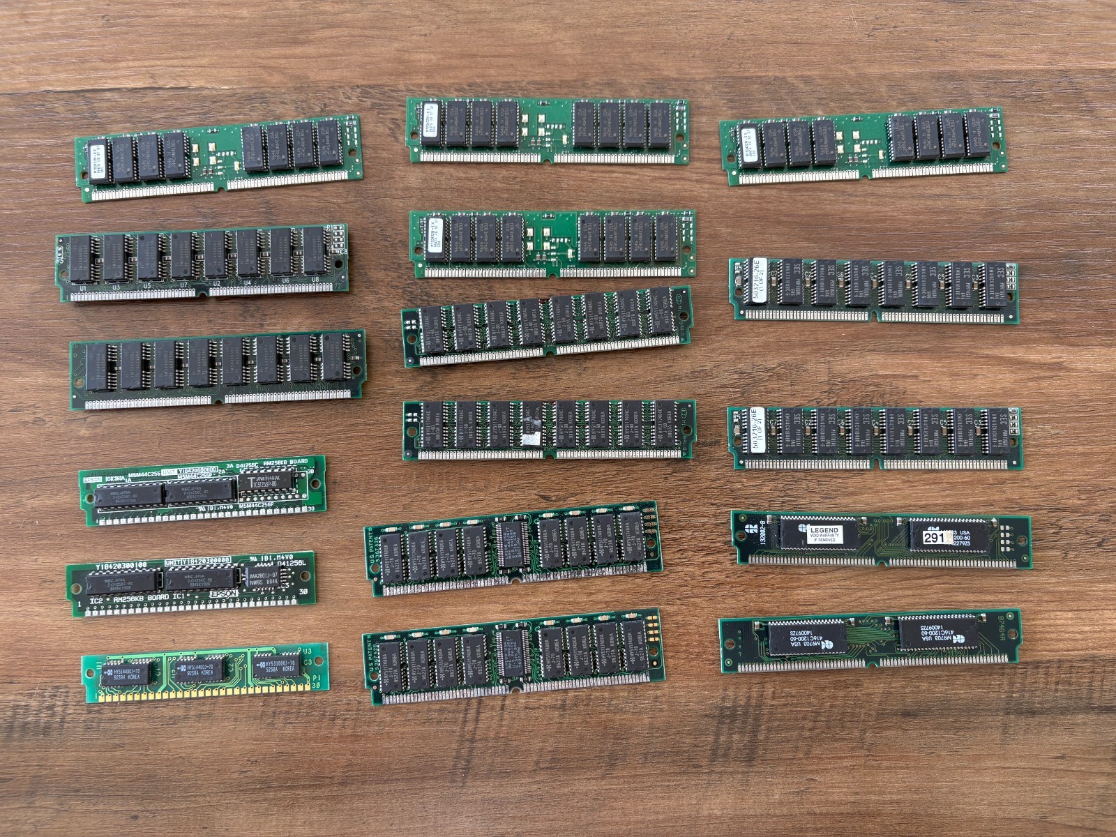 Memory Ram Lot EDO SIMM DRAM 72 Pin and 30 Pin 2x8MB 2x16MB 4x1MB Mixed Parity