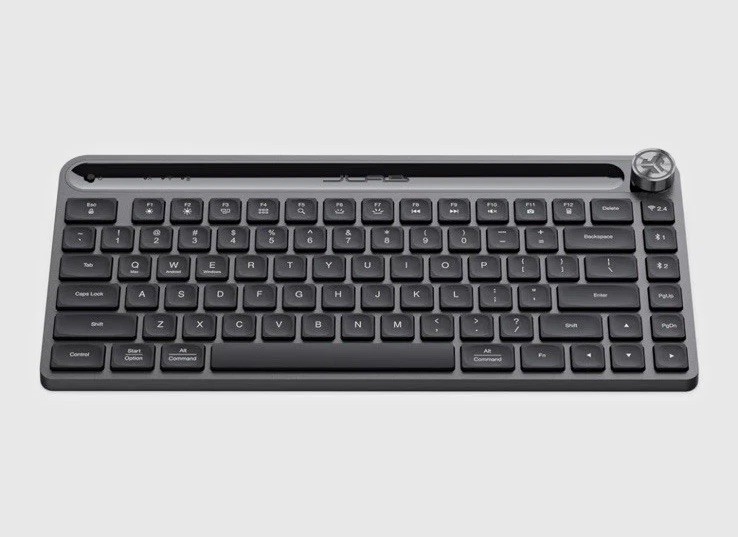JLab Epic Mini Bluetooth Wireless Multi-Device Backlit Keyboard, Black QWERTY