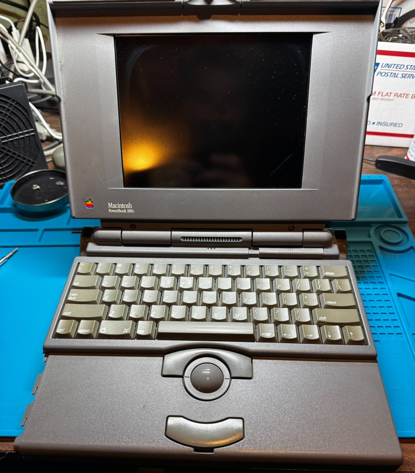 Apple Macintosh PowerBook 180c - Parts Only - Recapped Display - Hinges Repaired