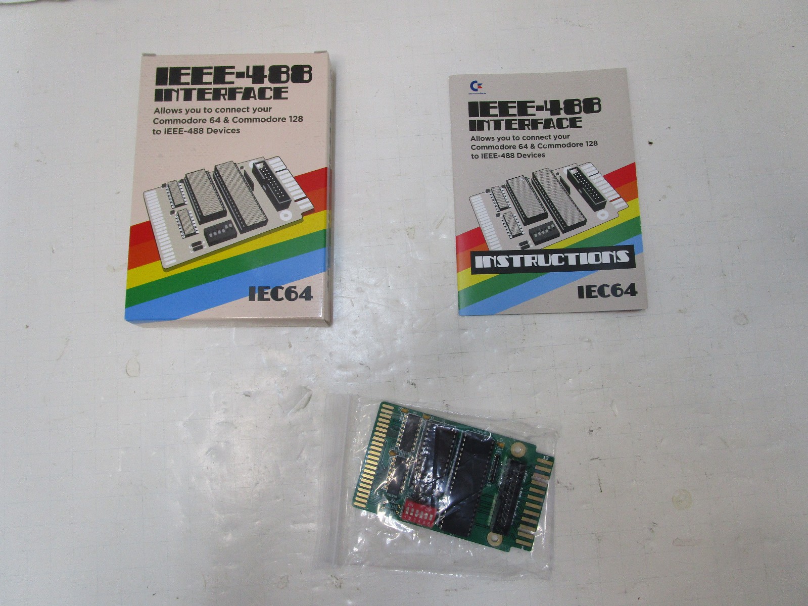 IEC64 CART PORT TO IEEE-488 INTERFACE ADAPTER FOR COMMODORE 64 64C 128 L#U55 🛠️