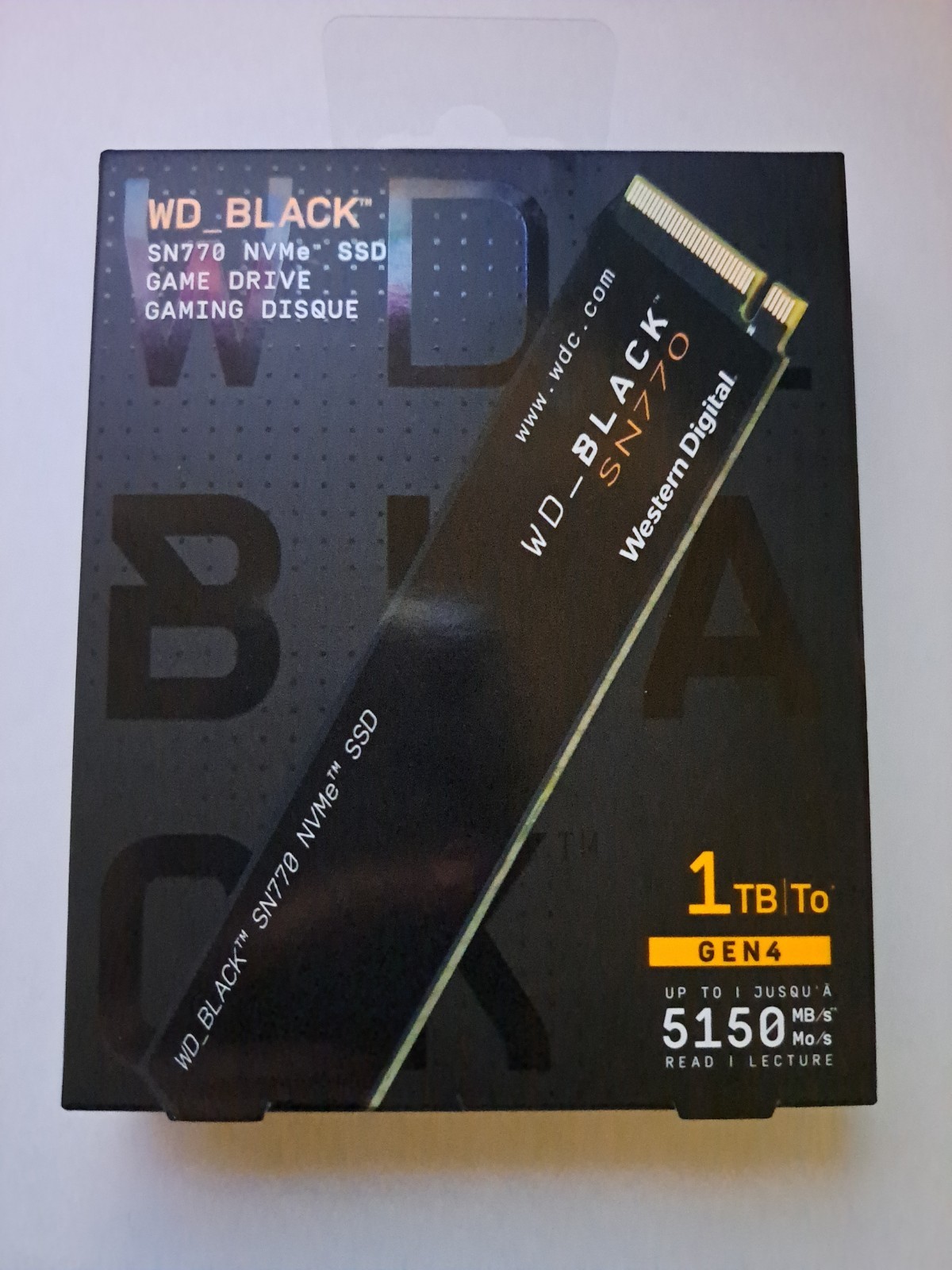 Western Digital WD Black SN770 1TB NVMe Internal SSD