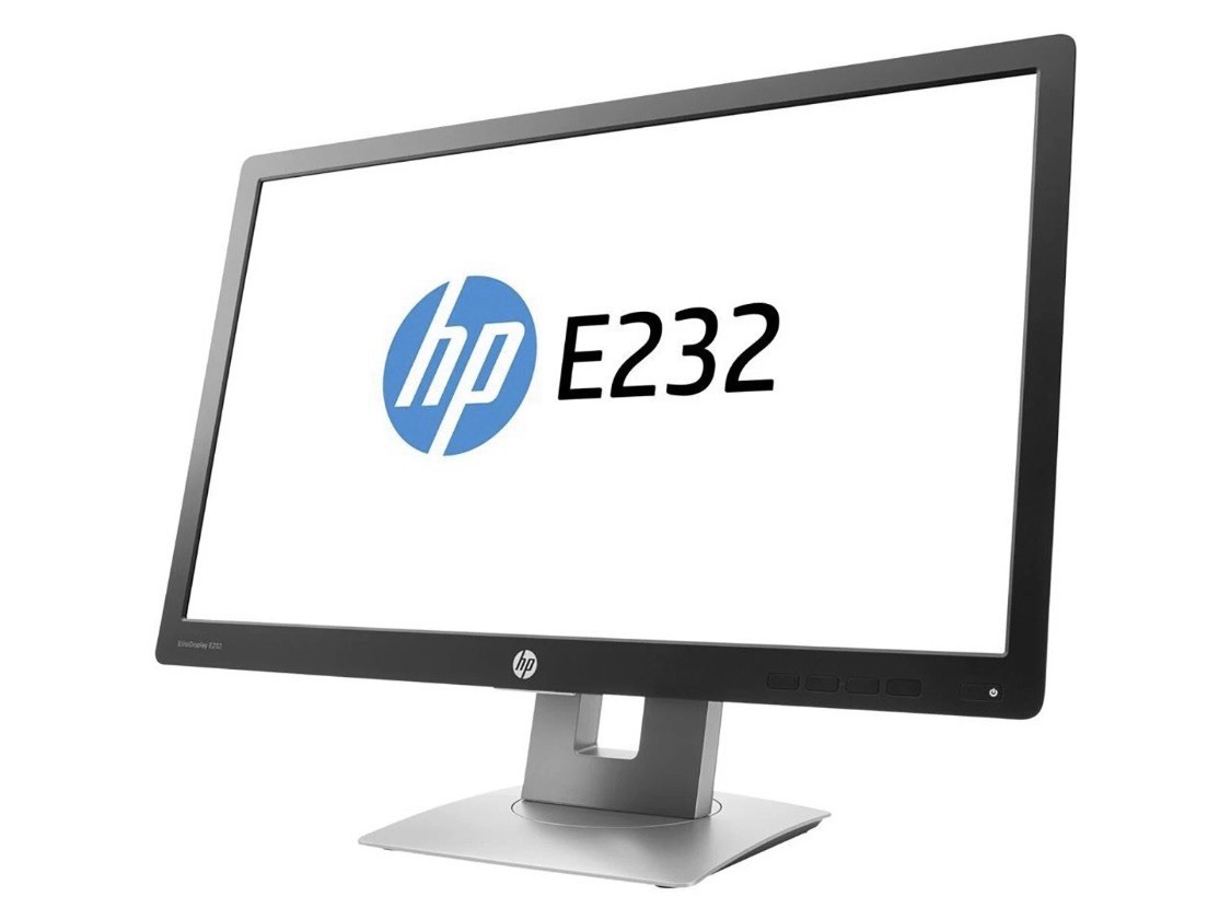 HP EliteDisplay E232 23" FHD 1080P Widescreen IPS LED Monitor VGA DP HDM USB HUB
