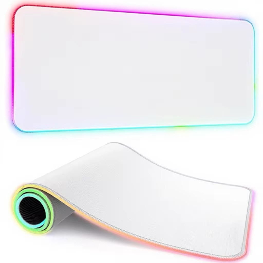 RGB Mousepad Led Mouse Pad, Large Pad,Led and Big White 