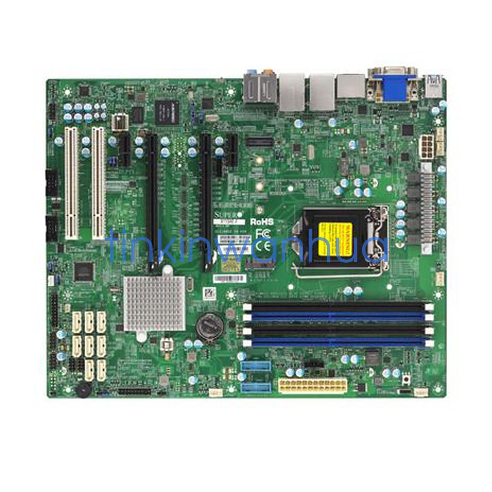 For Supermicro X11SAE-F Intel C236 Chipset LGA 1151 DDR4 Workstation Motherboard