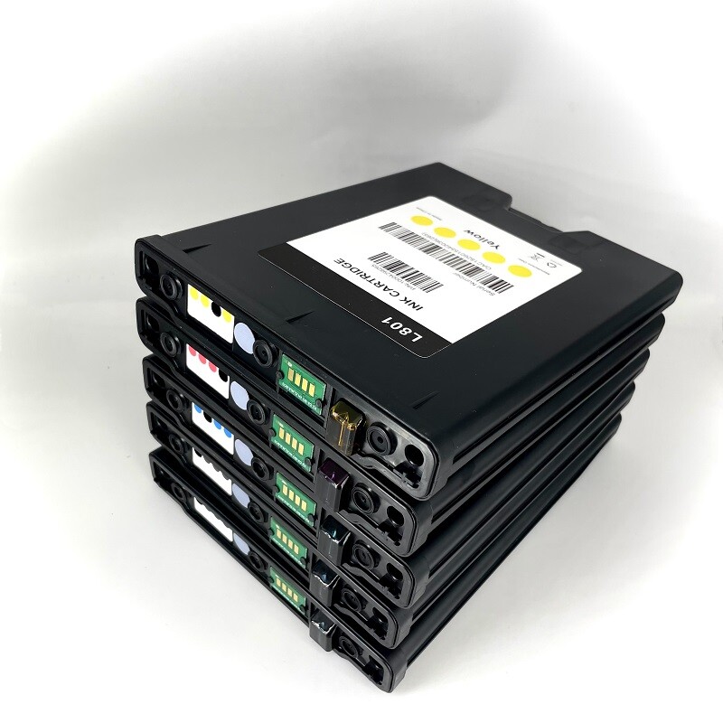 Compatible with a set AFINIA L801 ink cartridge, chip 250ml   L-801 KKCMY