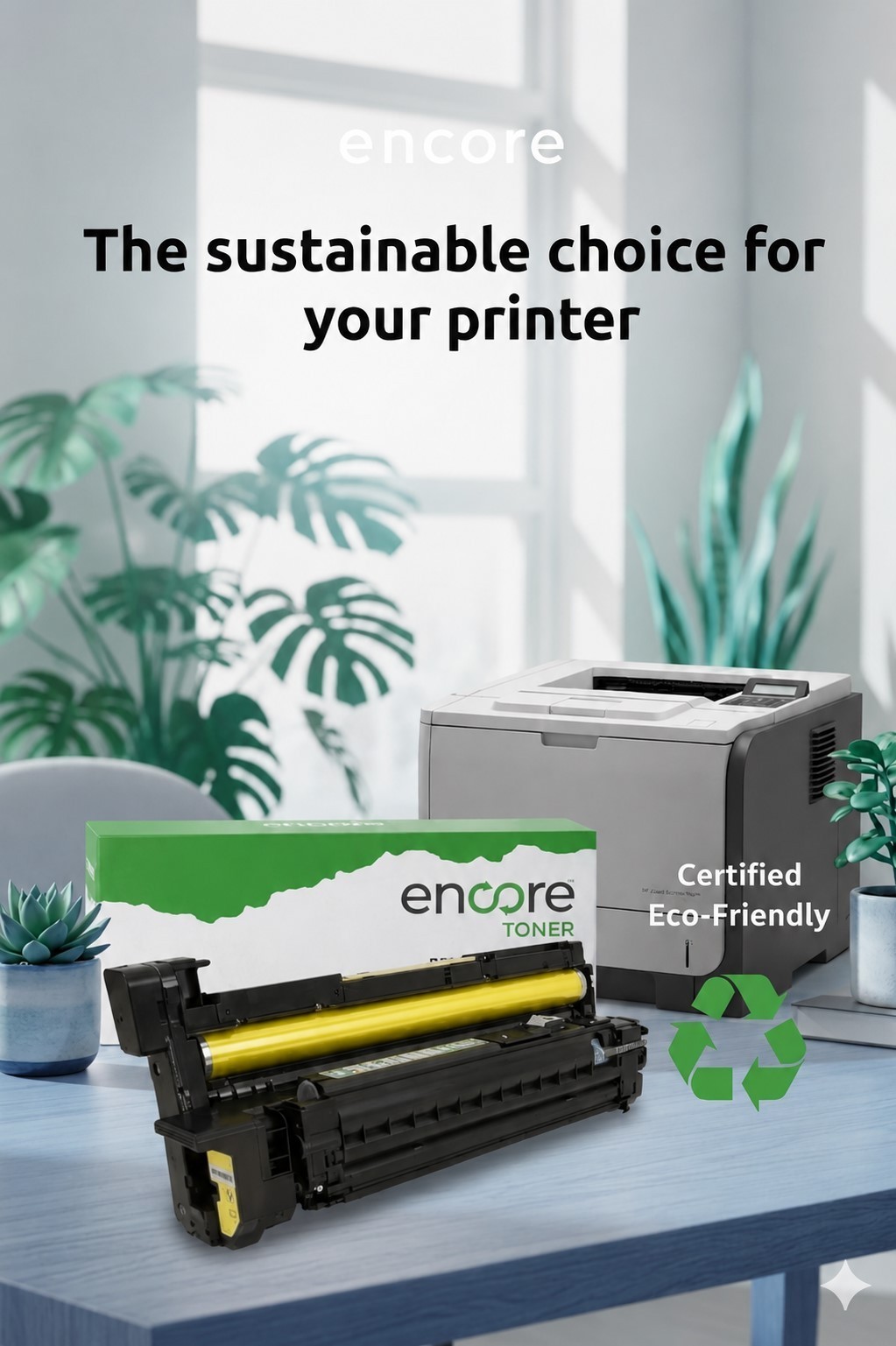 Encore toner for HP 828A (CF364A ) Yellow Drum Unit to MFP M880z MFP M855