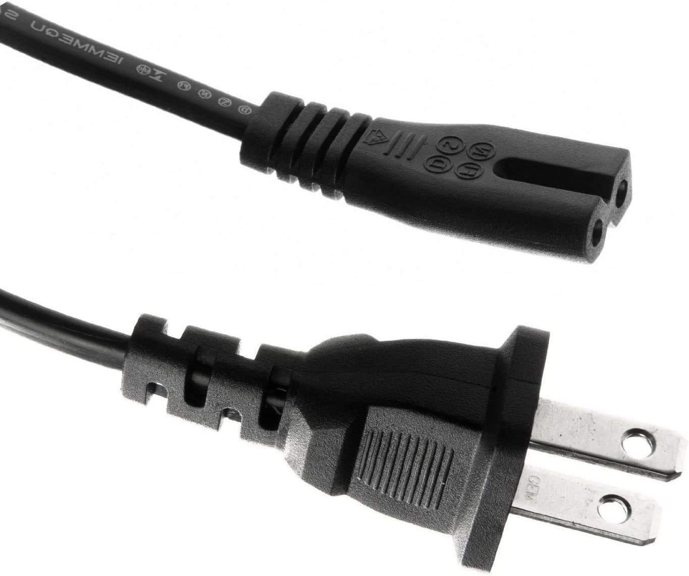 Nicetq Replacement US AC Power Cord Cable for Bose Wave Music System 2Prong