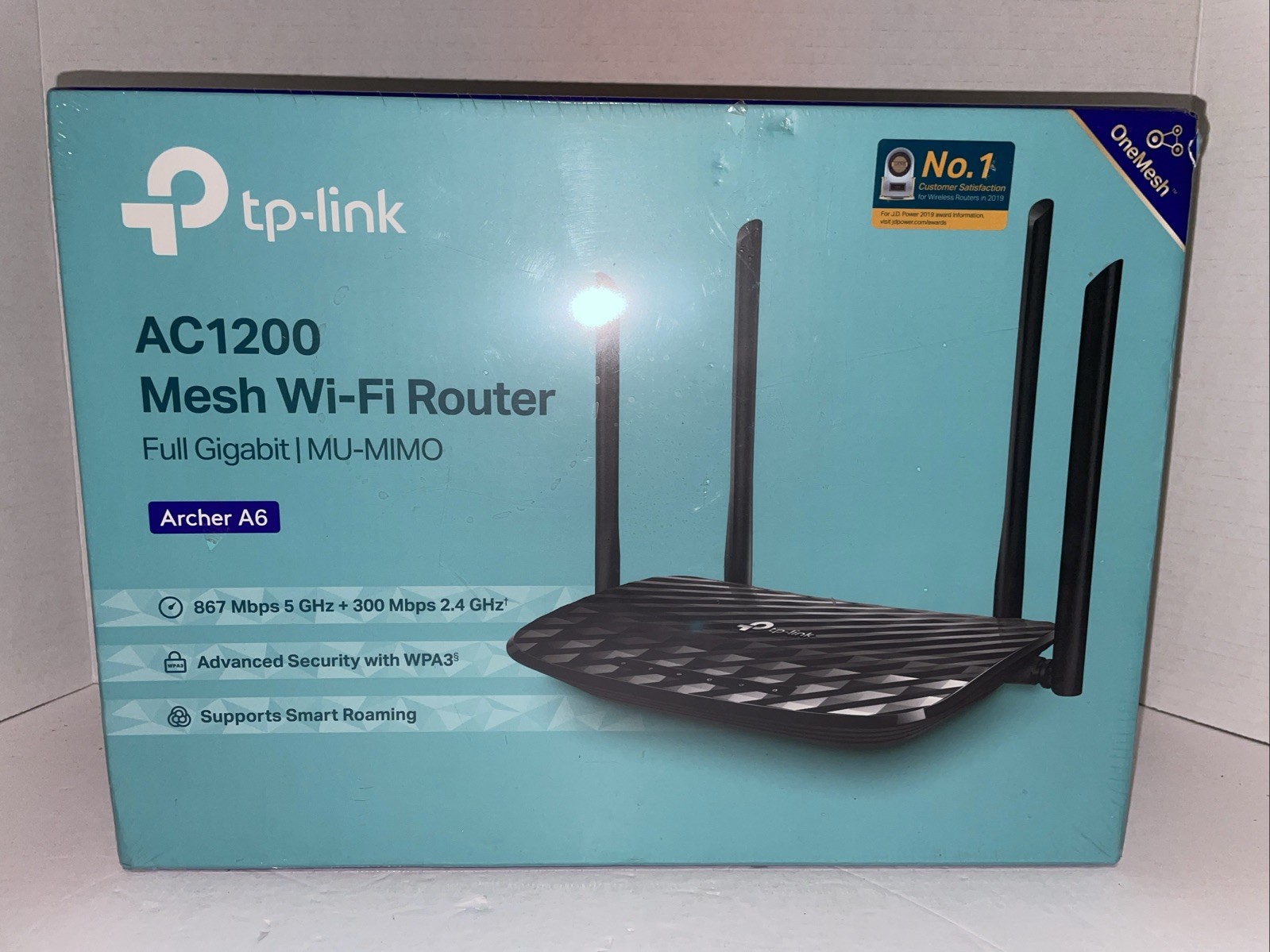 TP-Link AC1200 Smart WiFi Router - Black