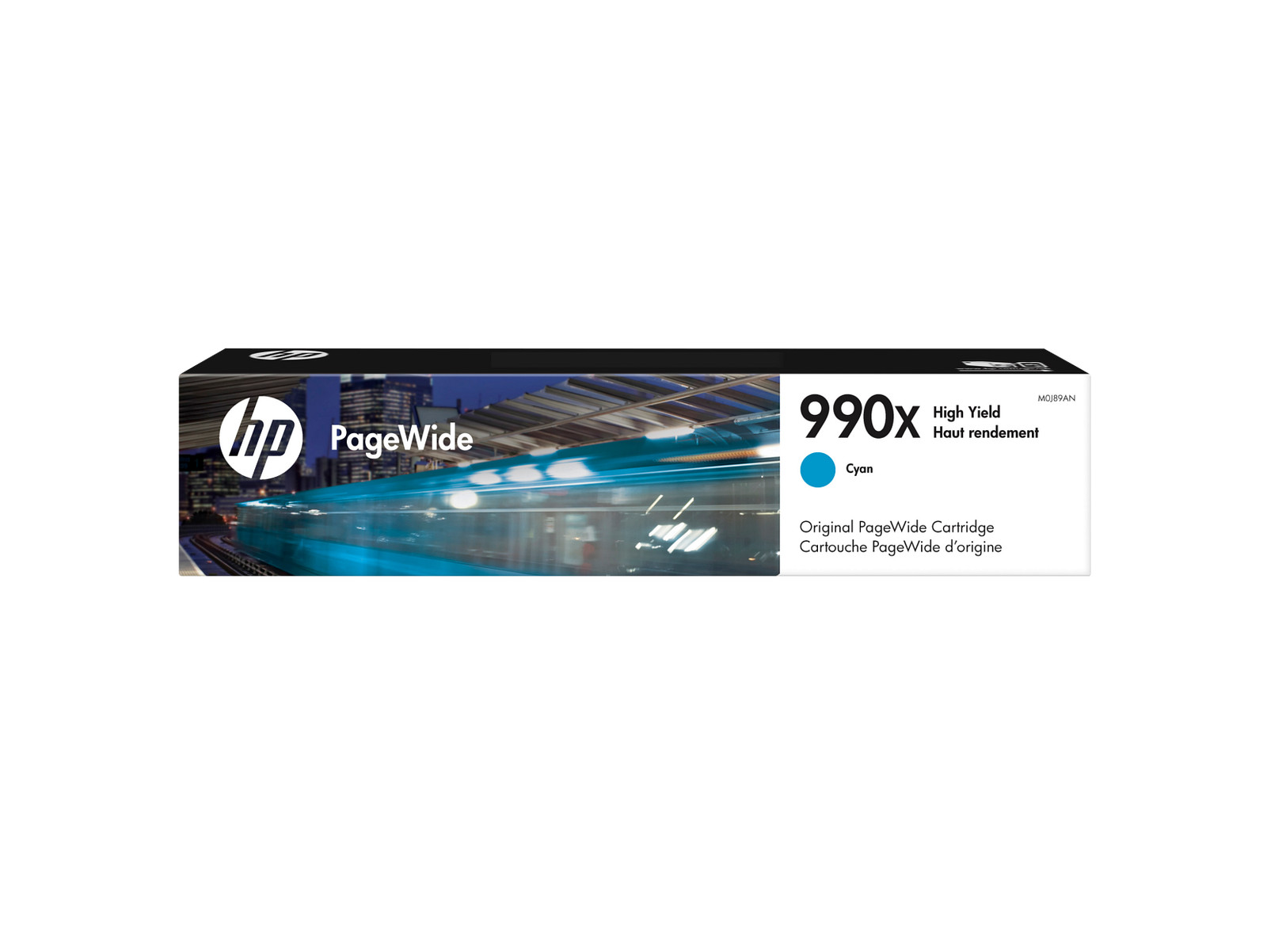New Open Box HP 990X High Yield Cyan Original PageWide Cartridge, M0J89AN