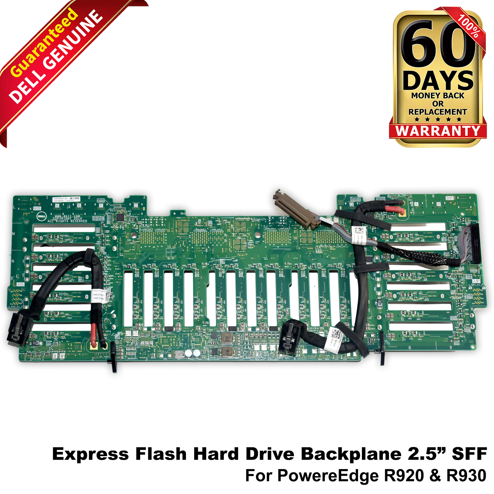 Dell PowerEdge R920 R930 24-Bay SFF 2.5" Flash Hard Drive Backplane - JXR3K