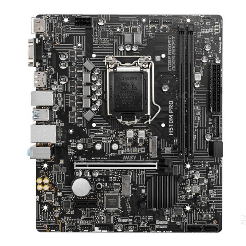 For MSI H510M PRO Motherboard LGA 1200 DDR4 Micro ATX Mainboard