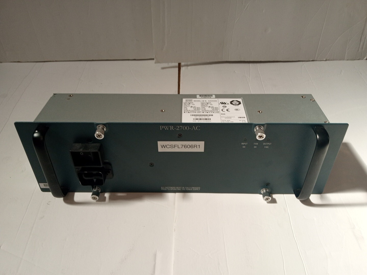 Astec AA23420, 2700W Power Supply For Cisco Servers, PWR-2700-AC/4