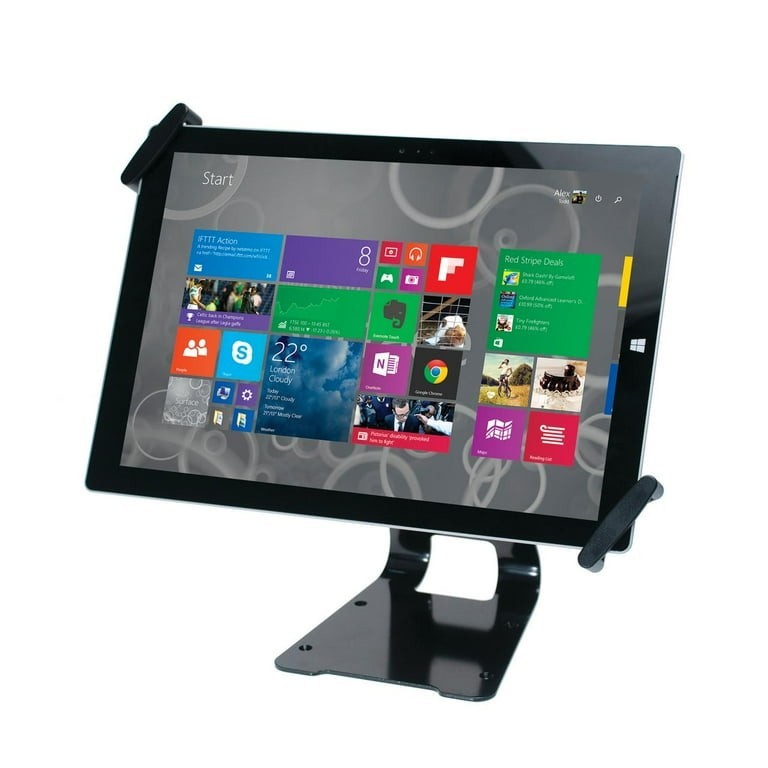 CTA Digital Anti-Theft with kiosk base for iPad and surface go 9.7-14" PAD-ATGSL