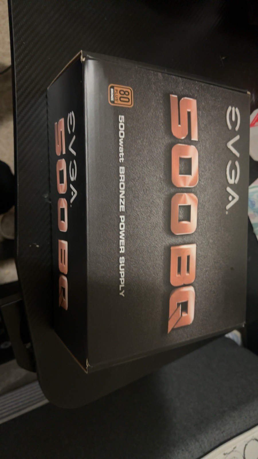 EVGA 500 BQ 500W 80 Plus Bronze ATX Power Supply, 24 Pin, PCIe, SATA (negotiable