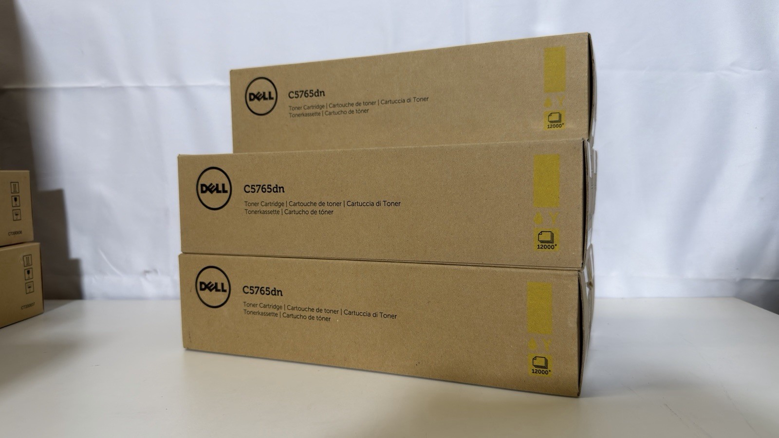 Genuine Dell C5765dn Yellow Toner Cartridge