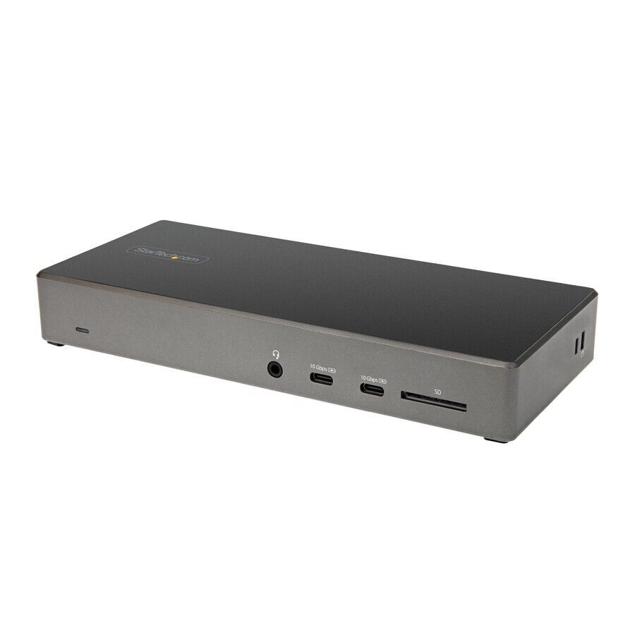StarTech DK31C2DHSPD USB C Dock, Triple 4K Monitor USB-C Docking Station with