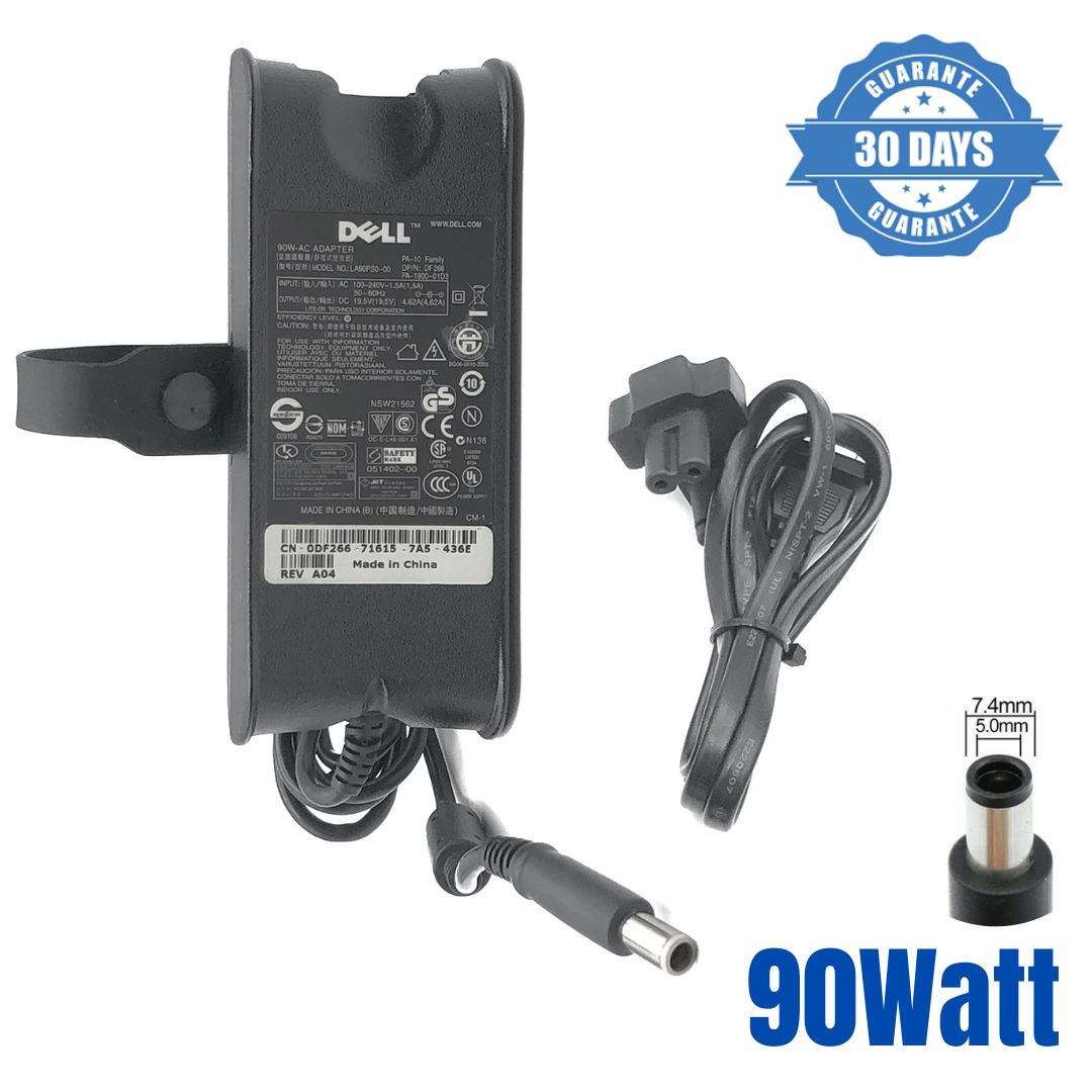 Genuine 19.5V AC Adapter Dell 90W 90 Watt Power Supply Battery Charger with cord