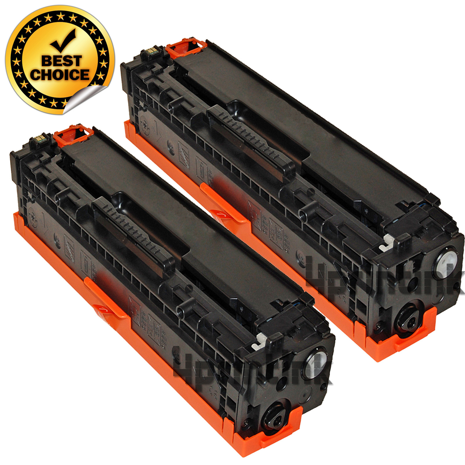 2 pack CF210A 131A Black Toner Fits HP Color Laserjet Pro 200 M251nw, M276nw