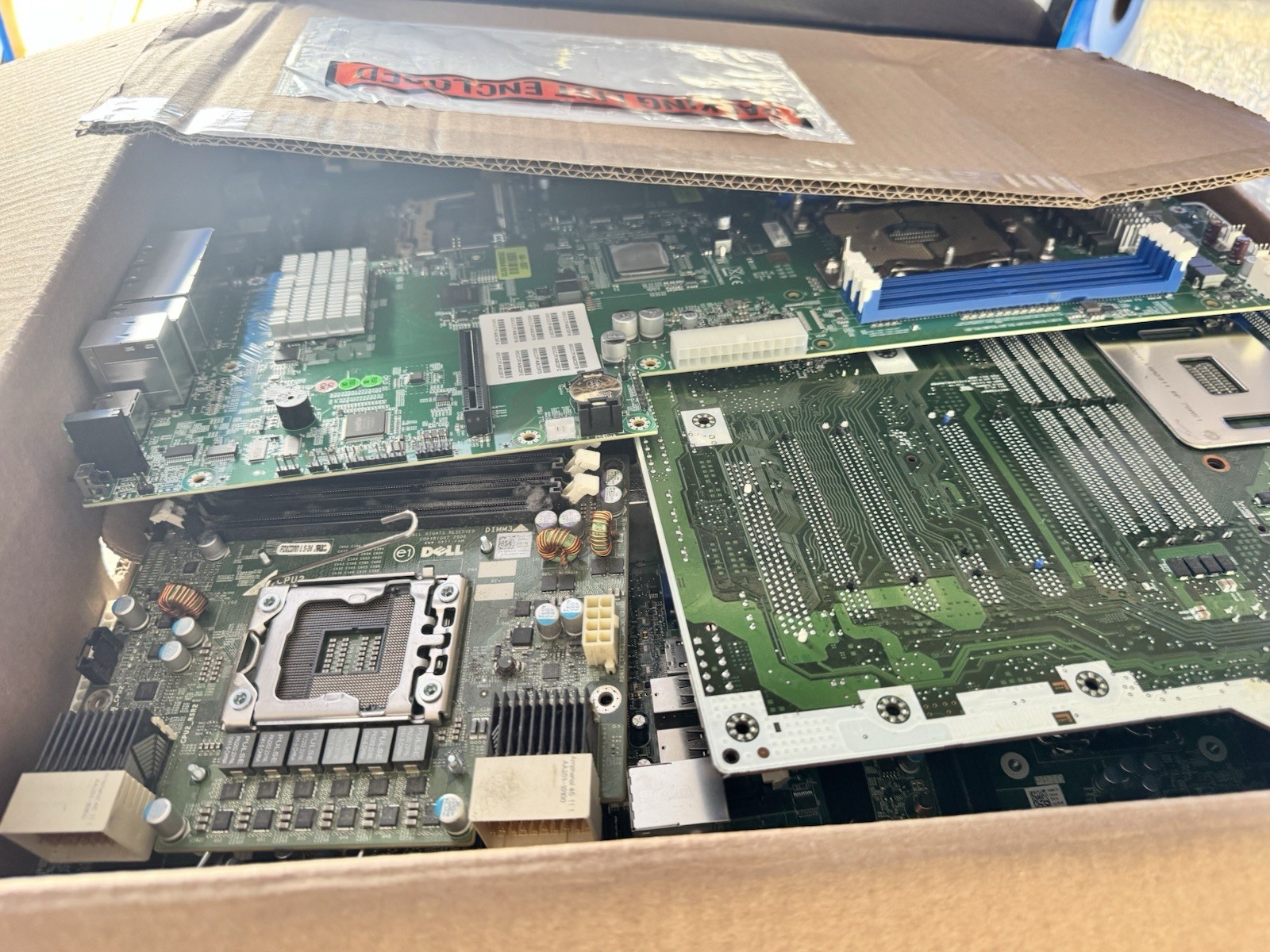 Over 52 Lbs Mixer Computer Motherboards Scrap Gold Recovery
