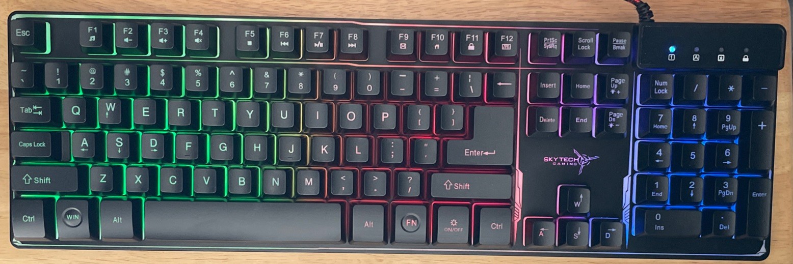 Mechanical LED Gaming Keyboard (Skytech K-1000) Tested