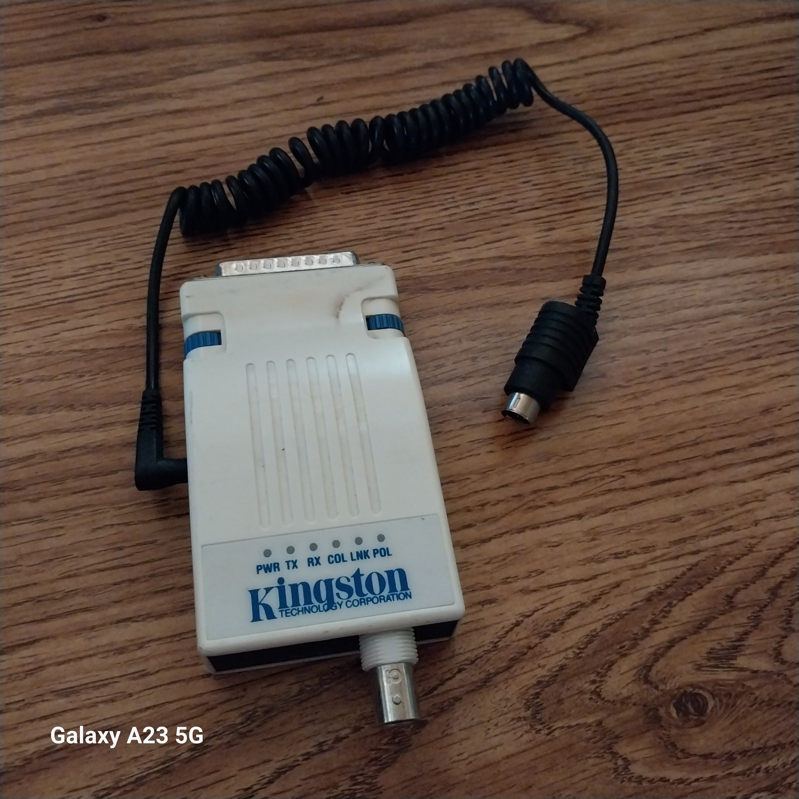 KINGSTON KNE-PC2T ETHERX IC PC CARD ETHERNET ADAPTER WITH DONGLE PCMCIA