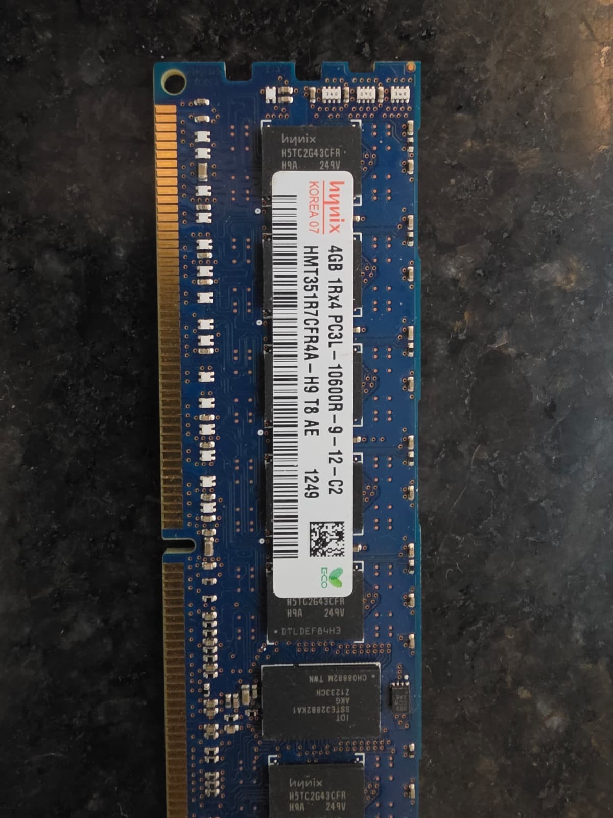 Hynix 16GB 4x4GB 1Rx4 PC3L-10600R-9-12-C2 Server Ram HMT351R7CFR4A-H9 T8 AE