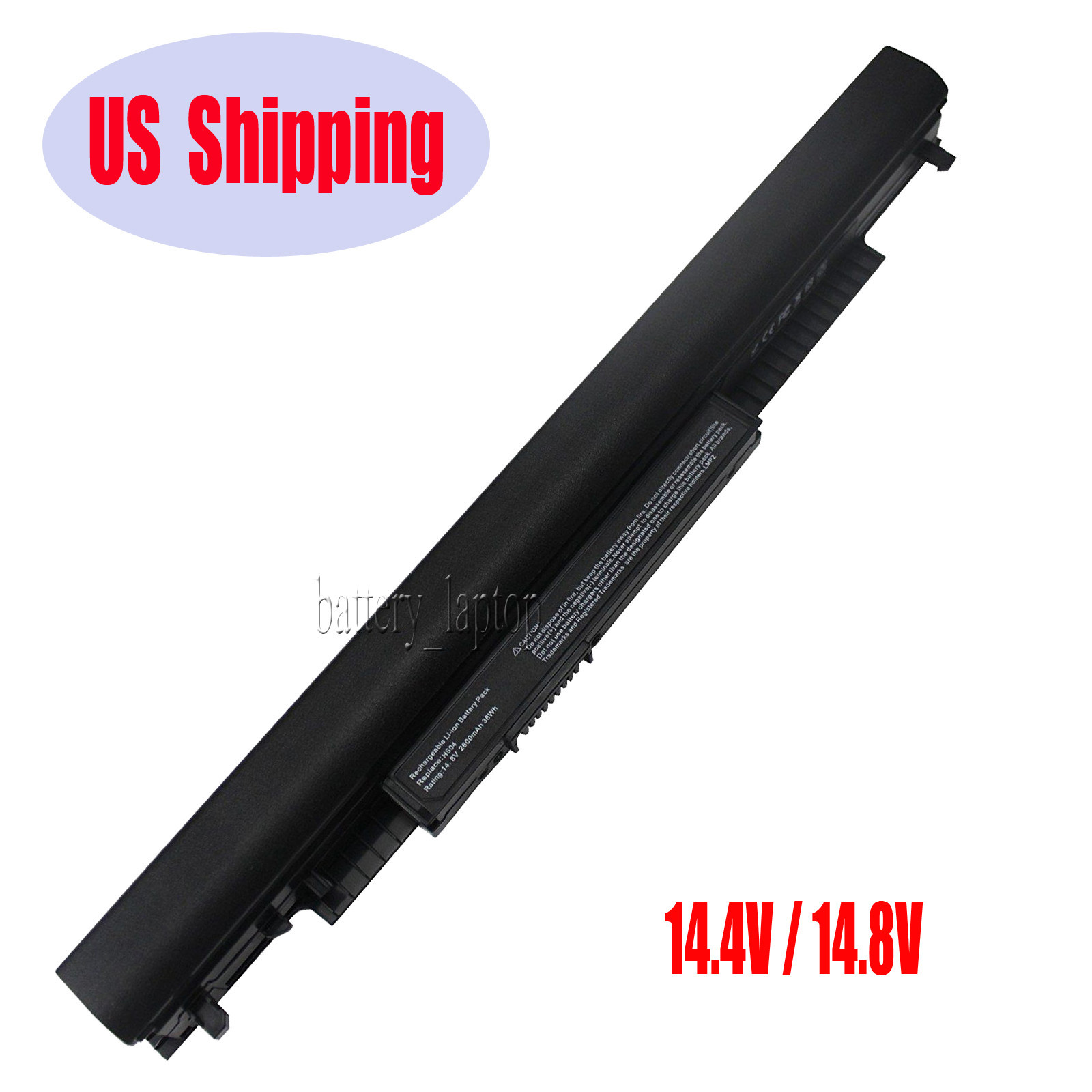 4 Cell Battery  Compatible with HP Spare 807956-001 14-AF010NR 2200mAh 14.8V