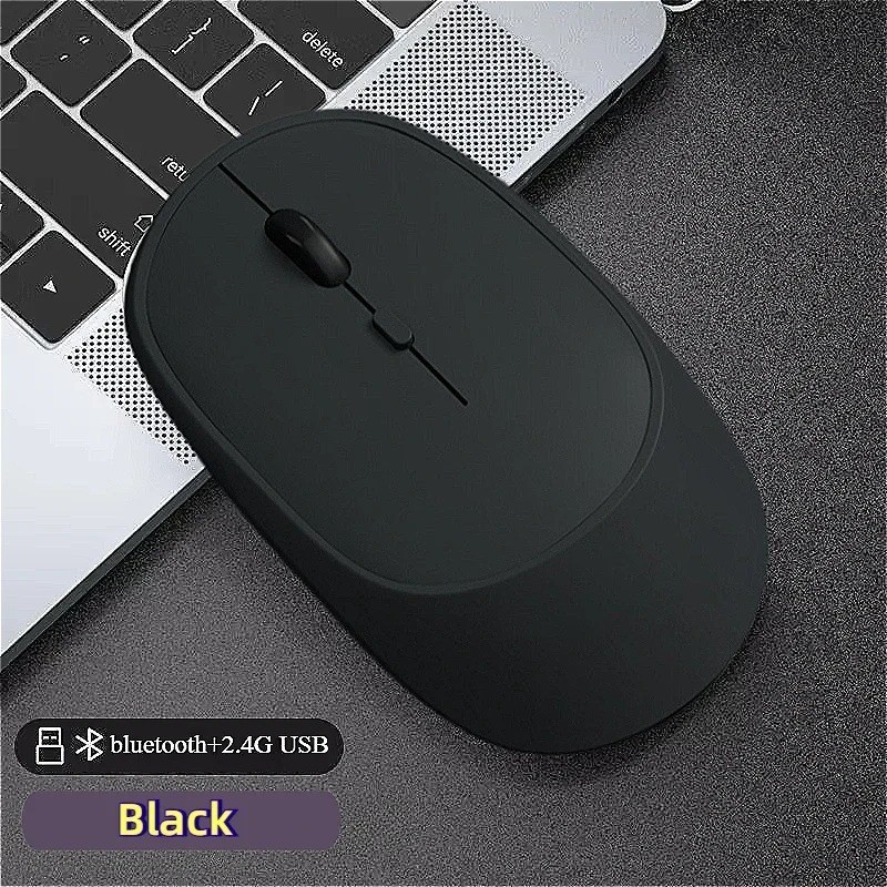 Rechargeable Wireless Bluetooth Mouse USB Silent Ergonomic Adjustable DPI for PC