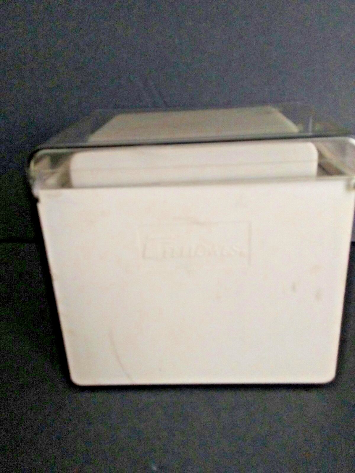 Fellowes Step Cube – 3-1/2” Diskette File Holder –Stock #95350 Beige 15 slots