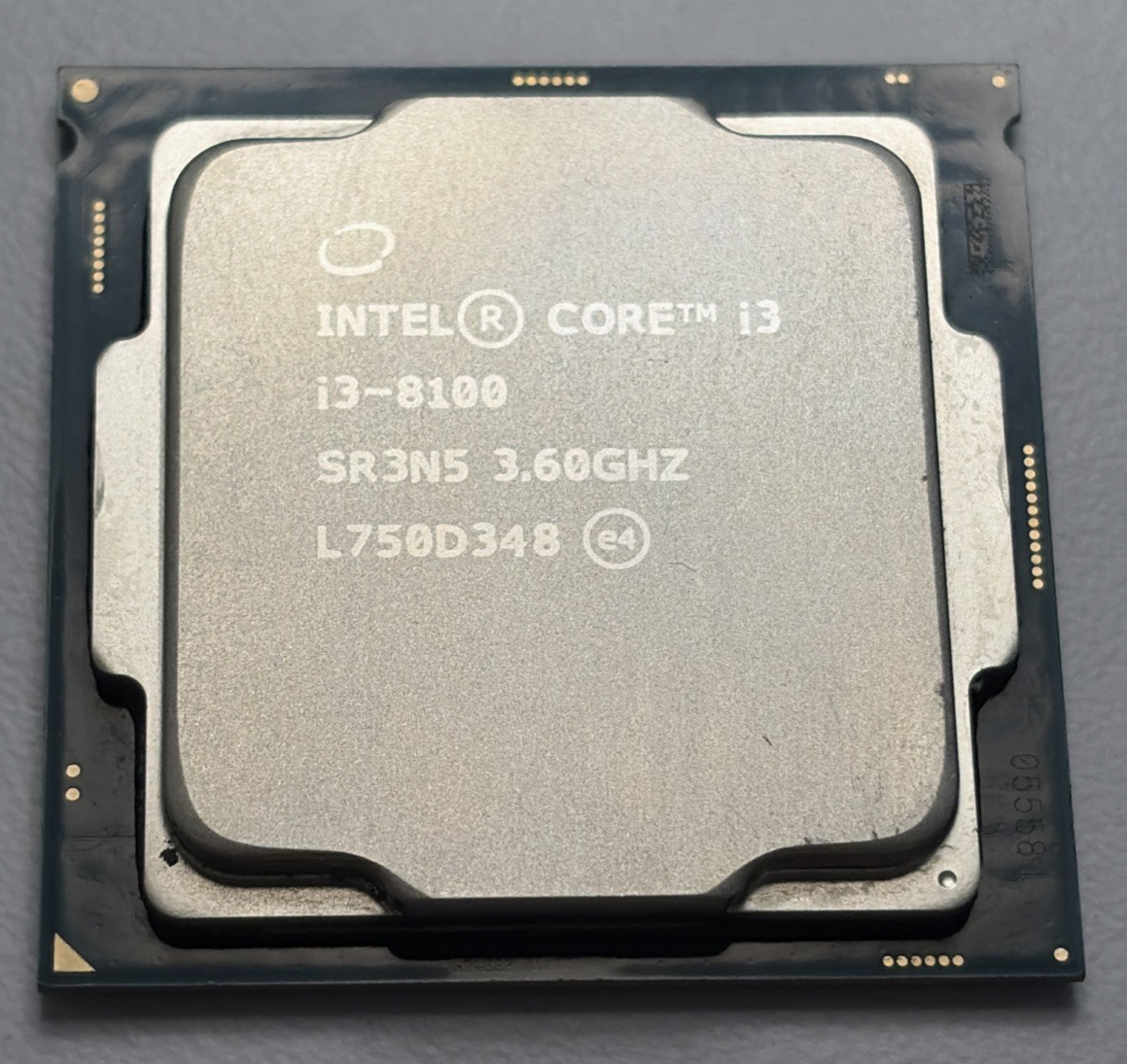 Intel Core i3-8100 SR3N5 3.60GHz 4-Core LGA1151 Processor UHD630 Tested