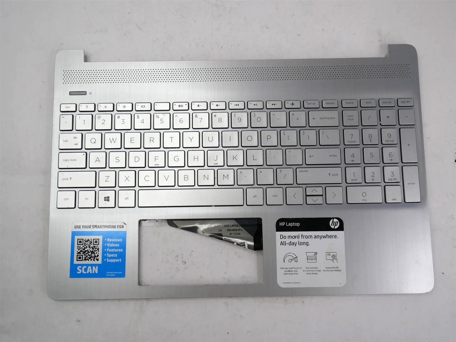 HP Laptop 15-EF 15-DY 15-DW 15-DY1024 Plamrest & Keyboard L63578-001