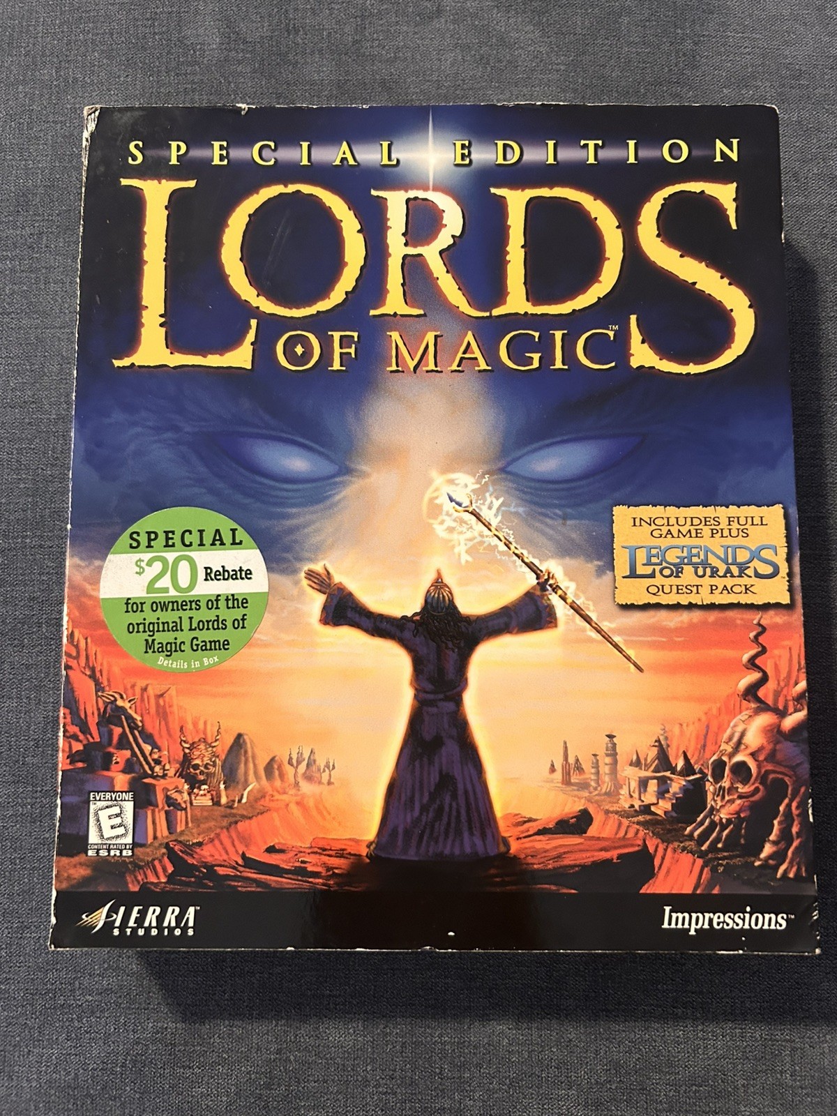 Sierra Studios Lords of Magic Special Edition PC CD-ROM w/ Urak Quest Pack - CIB