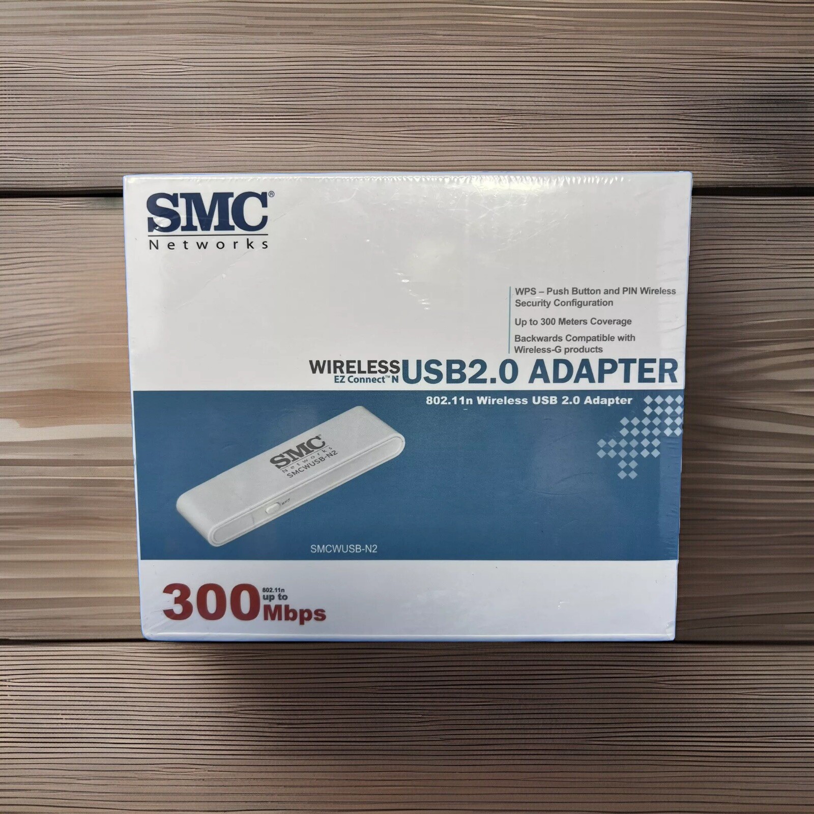 SMC Networks Wireless USB2.0 ADapter EZ Connect N 802.11n 300Mbps