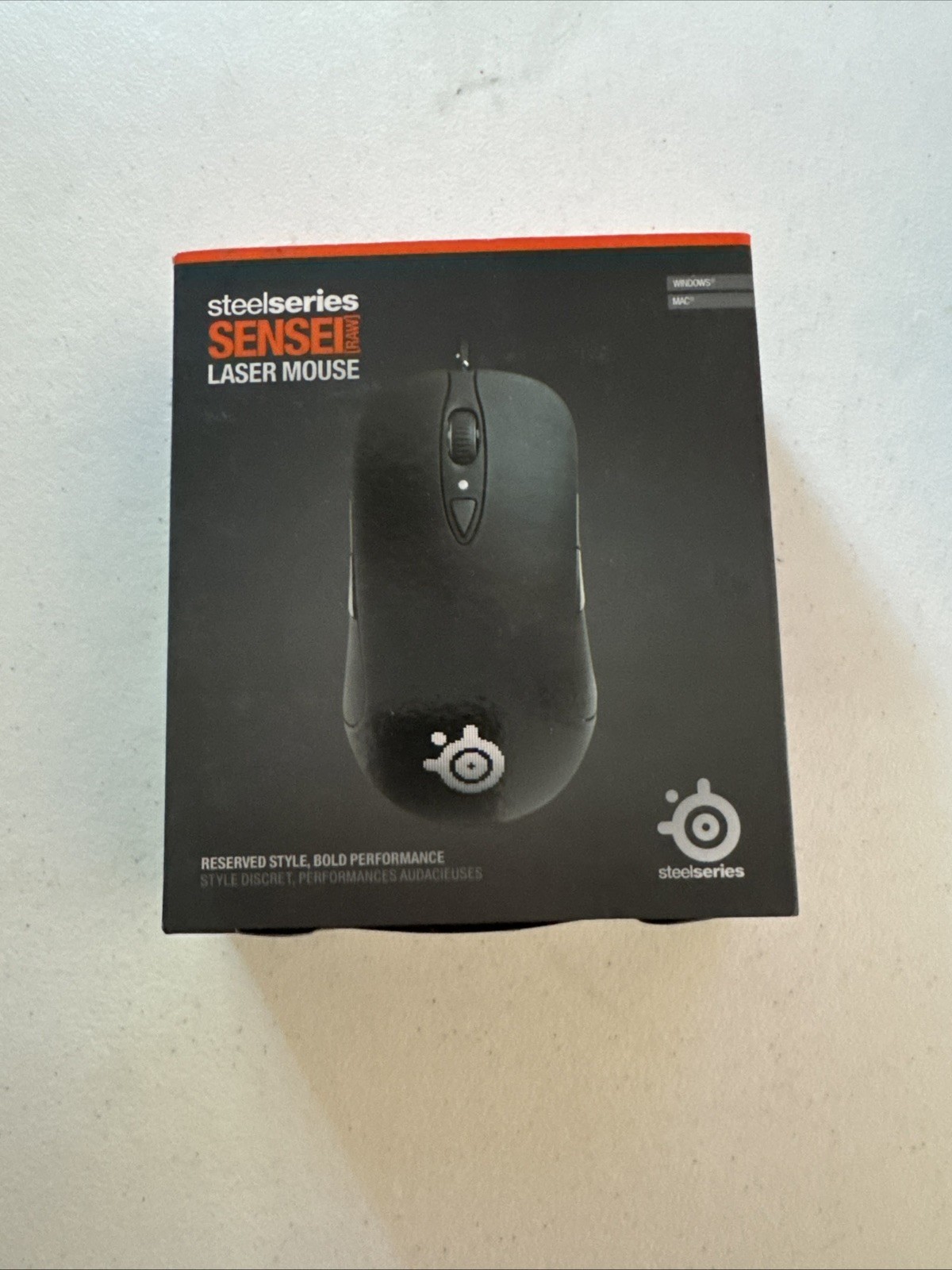 SteelSeries SENSEI [RAW] Rubberized Black 62155 Laser Mouse Brand New In Box 