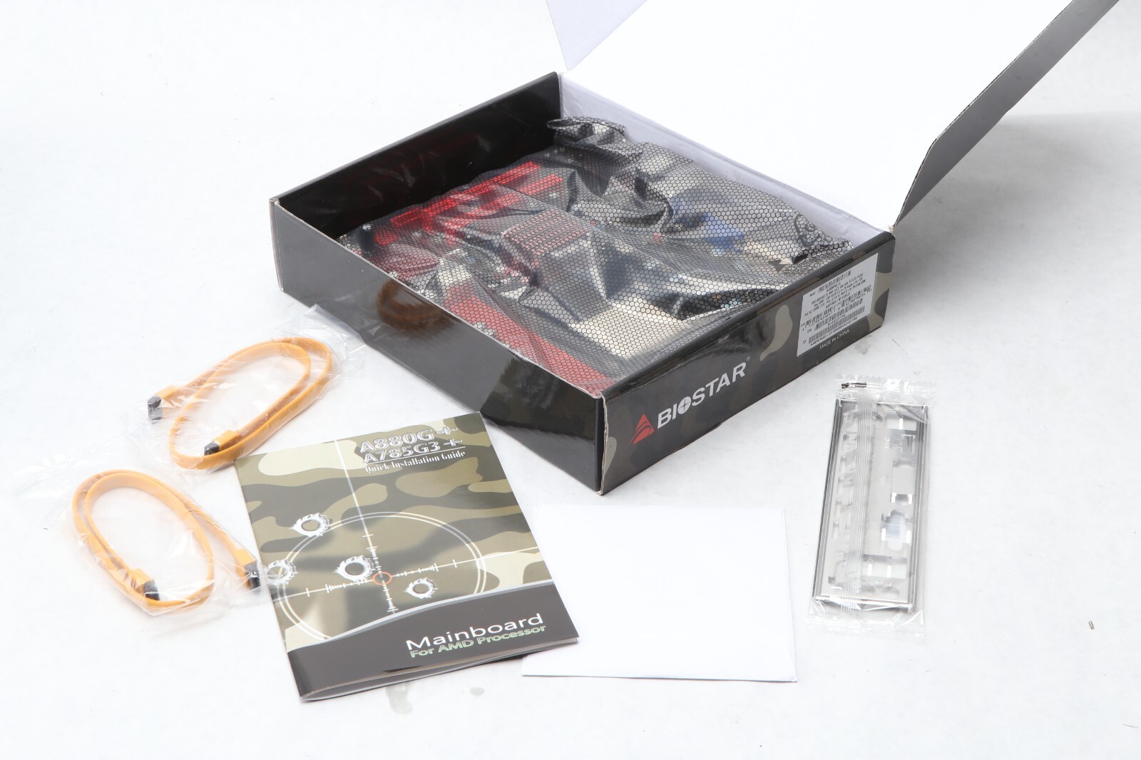 Open Box BIOSTAR A880G+ Mainboard For AMD Processor AM3 AMD Athlon II E33