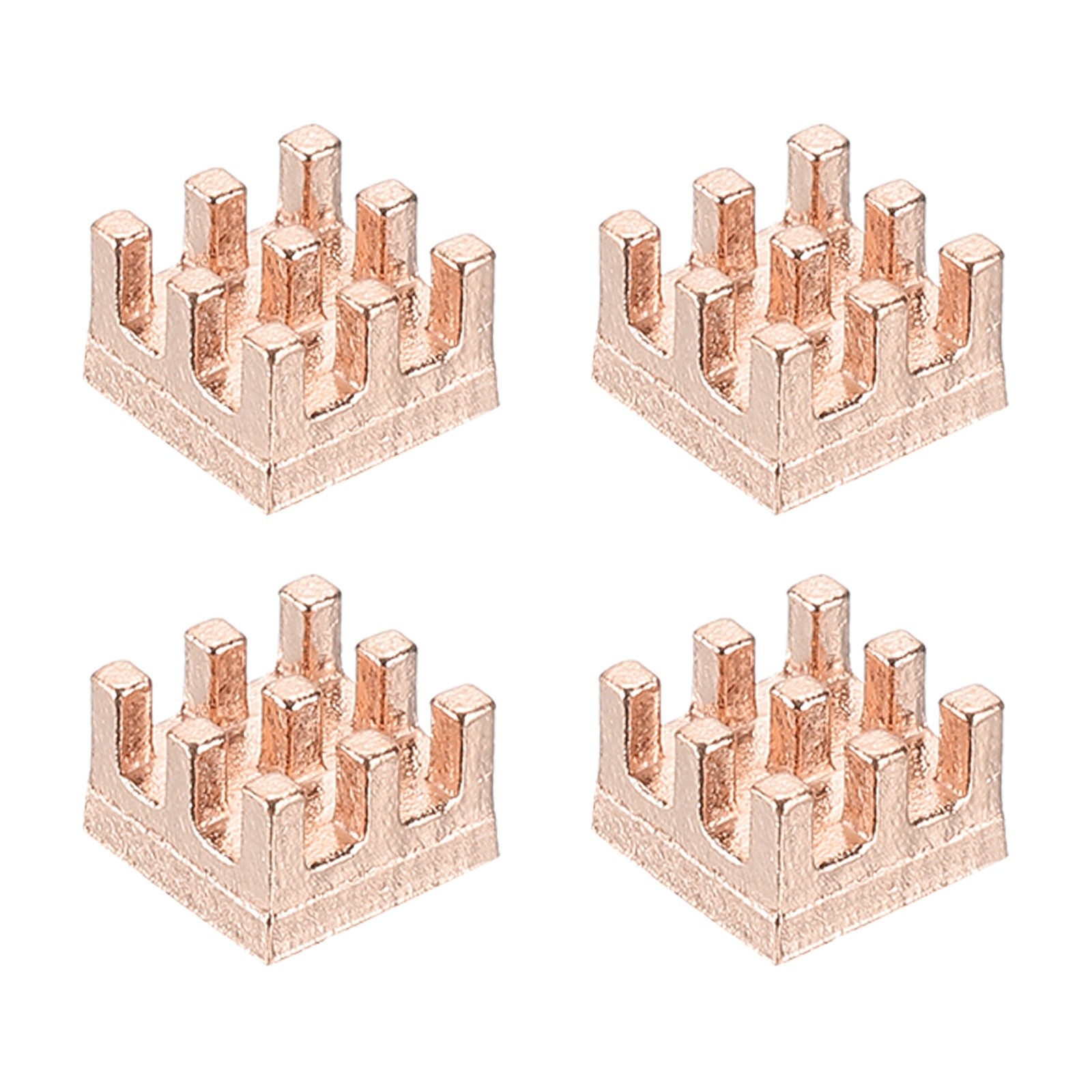 4Pcs Copper Heatsink 6x6x4mm Heat Sink Cooler Radiator