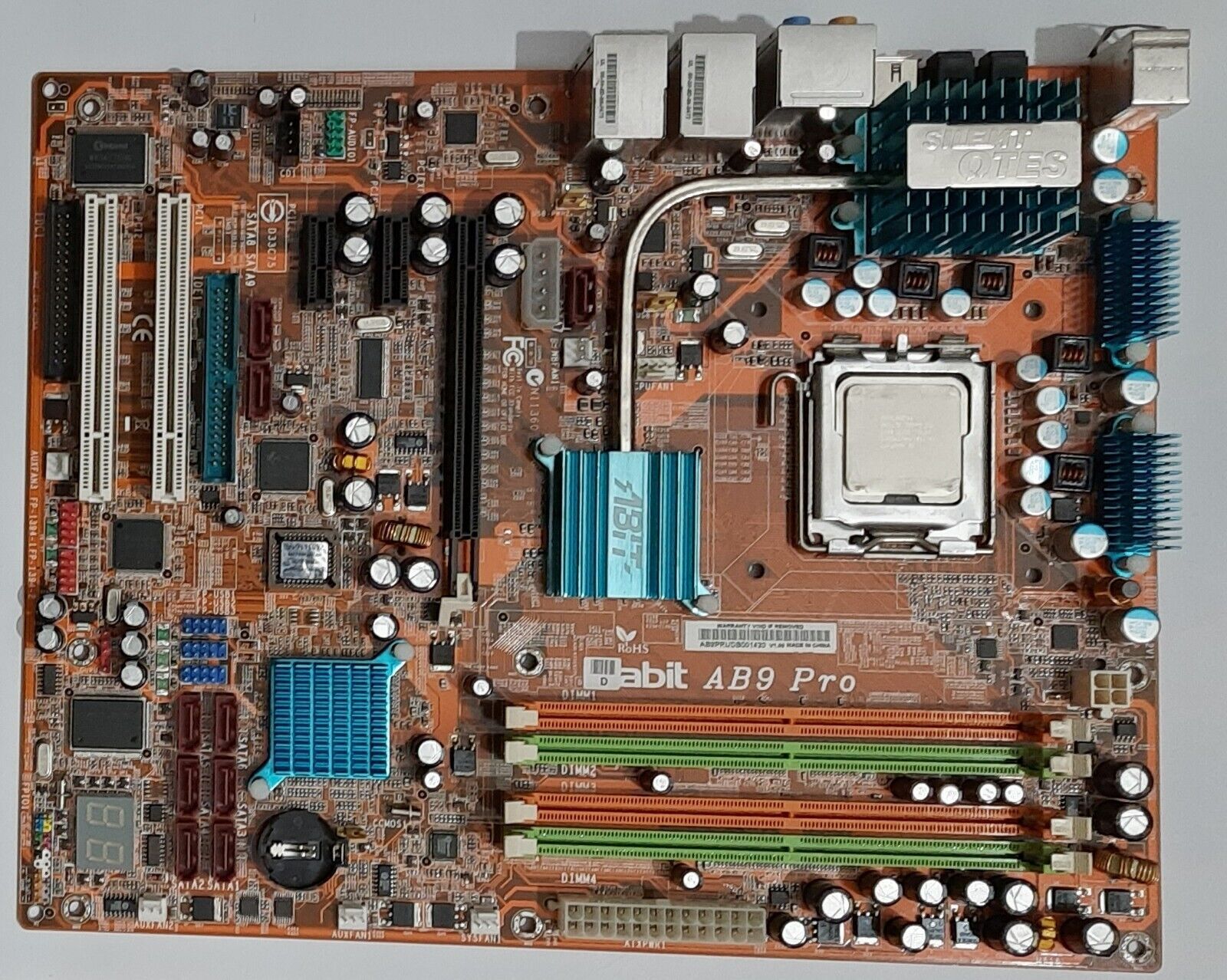 ABIT AB9 Pro Socket 775 Retro Motherboard + Intel Core 2 Duo E6600