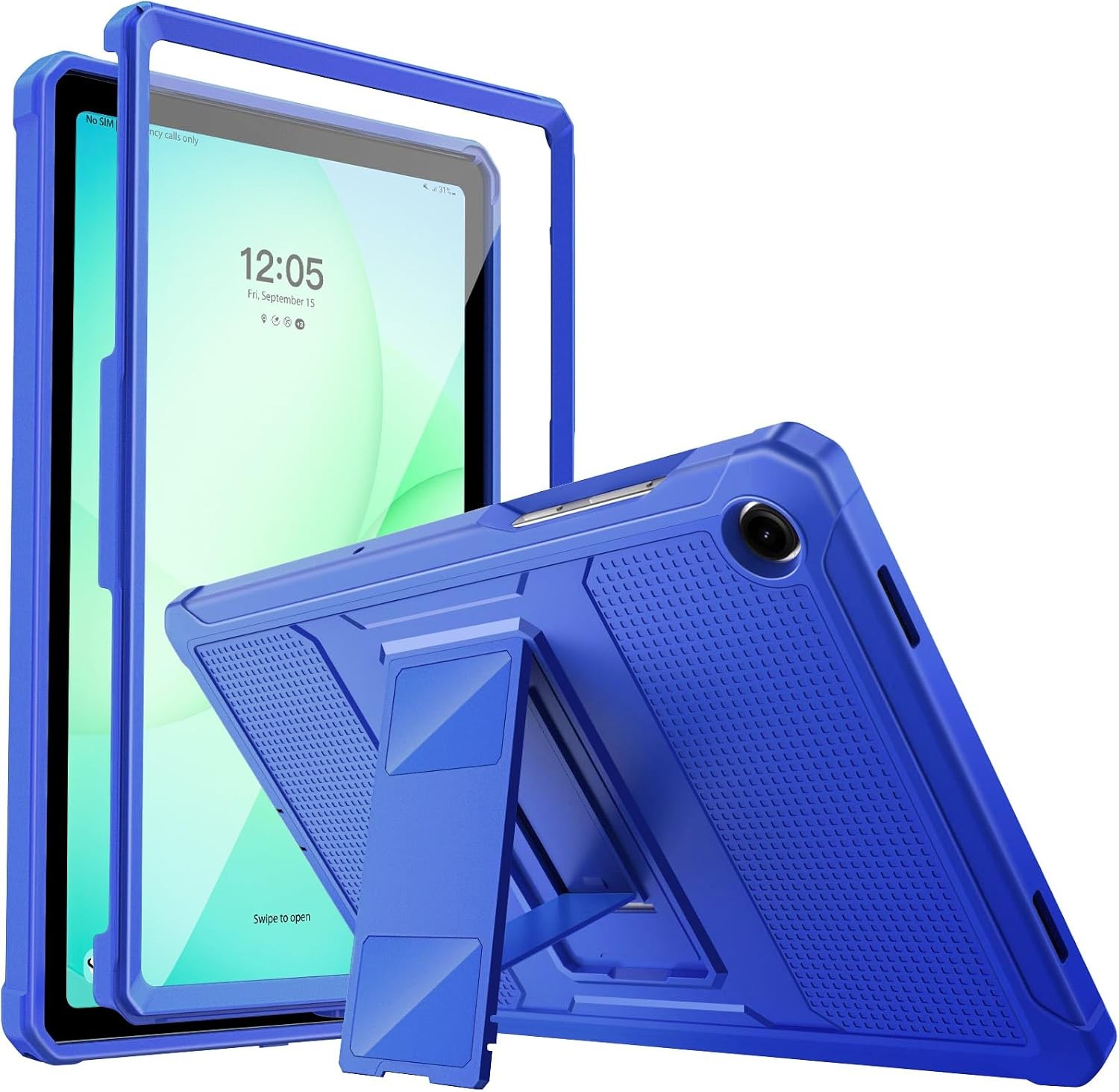 Case for Galaxy Tab A11 Plus 11-Inch 2026, Shockproof Rugged Stand Cover