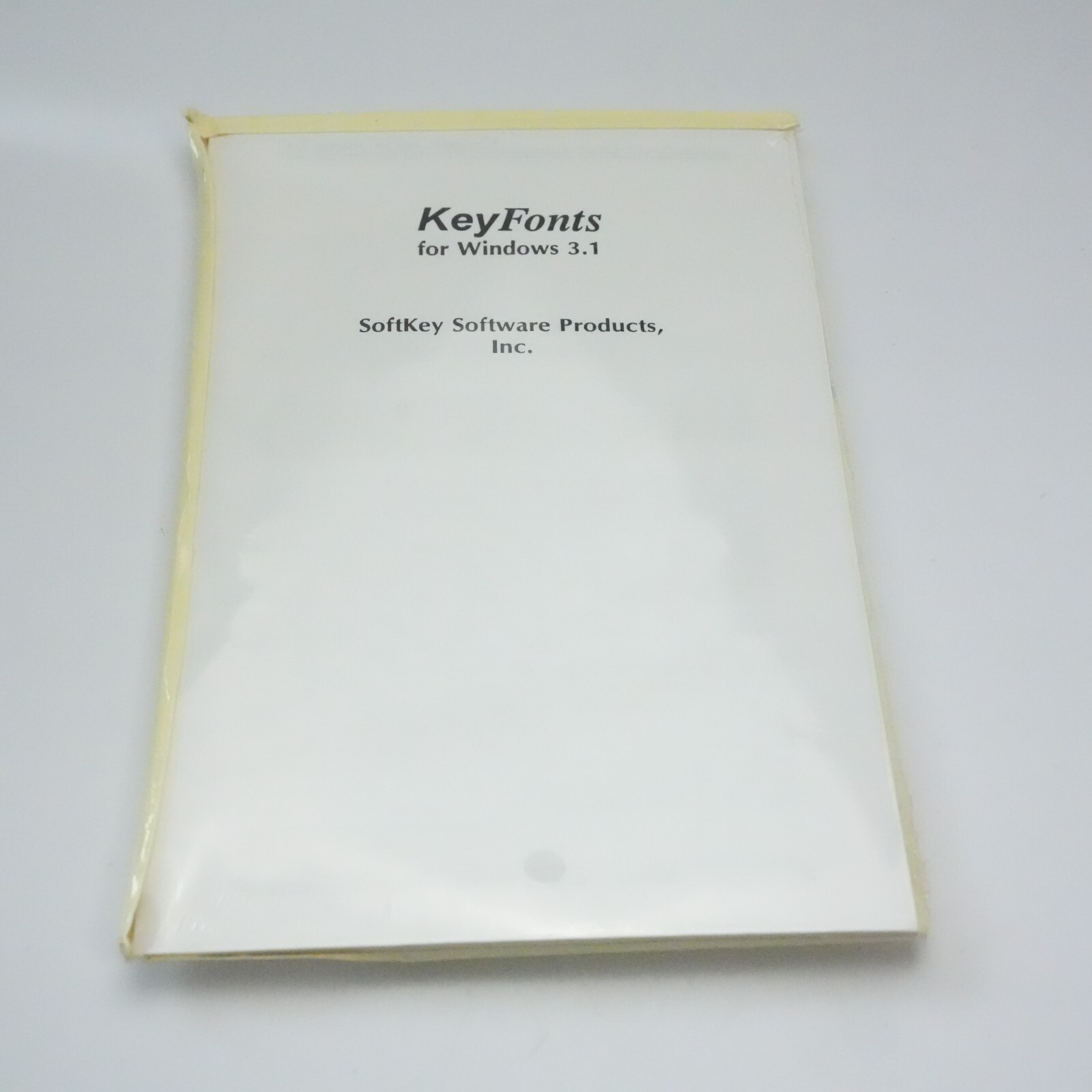 More Key Fonts For Windows 1.44MB Floppy 1994 Windows 3.1 Softkey Factory Sealed