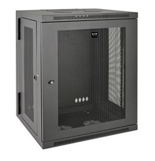 Open Box Middle Atlantic A10-22CS 10-22 Center Black Steel Wall Mount Rack