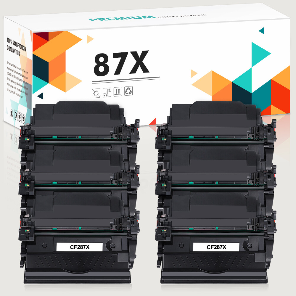 6BK Toner replace for HP CF287X 87X LaserJet Enterprise M506dn M506n MFP M527z