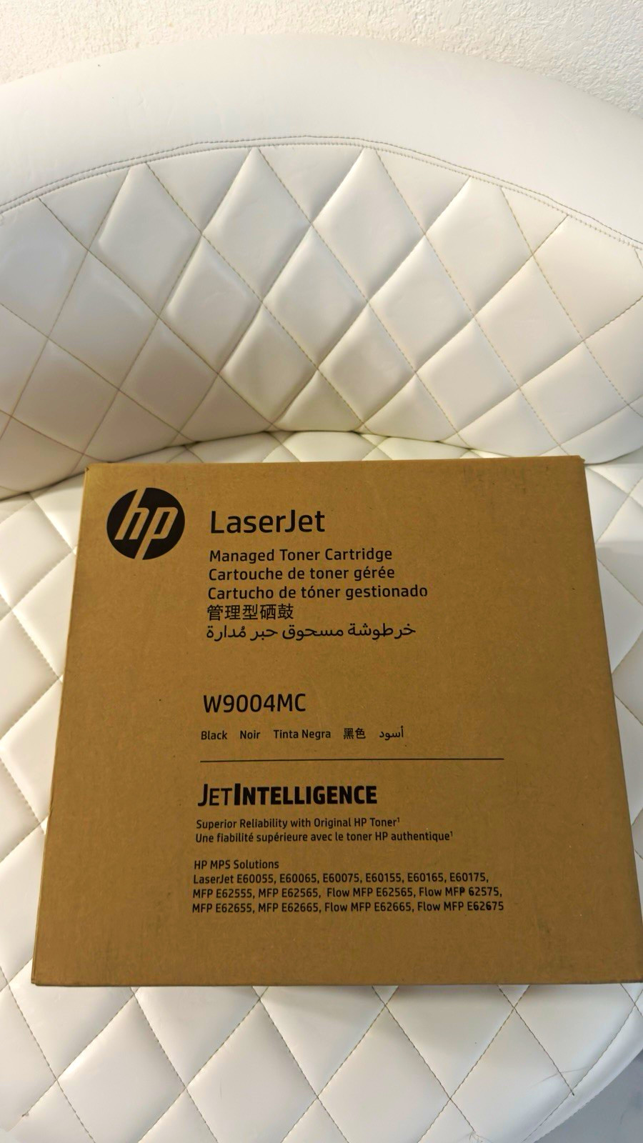 HP LaserJet Managed Toner Cartridge W9004MC Black Laser for E60055/E60065