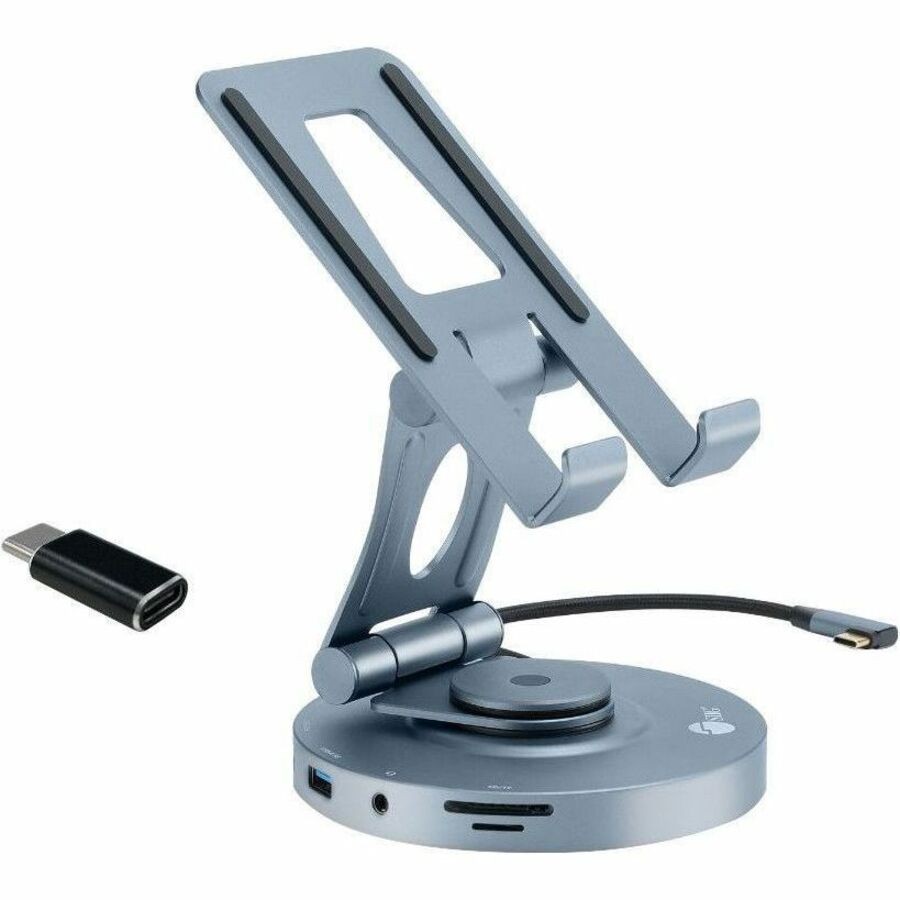 SIIG USB-C Multitask Hub Stand Holder for Tablets/Phones Under 13" CE-MTDK31-S2